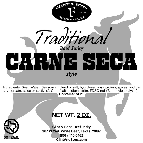 Traditional Carne Seca Style Beef Jerky