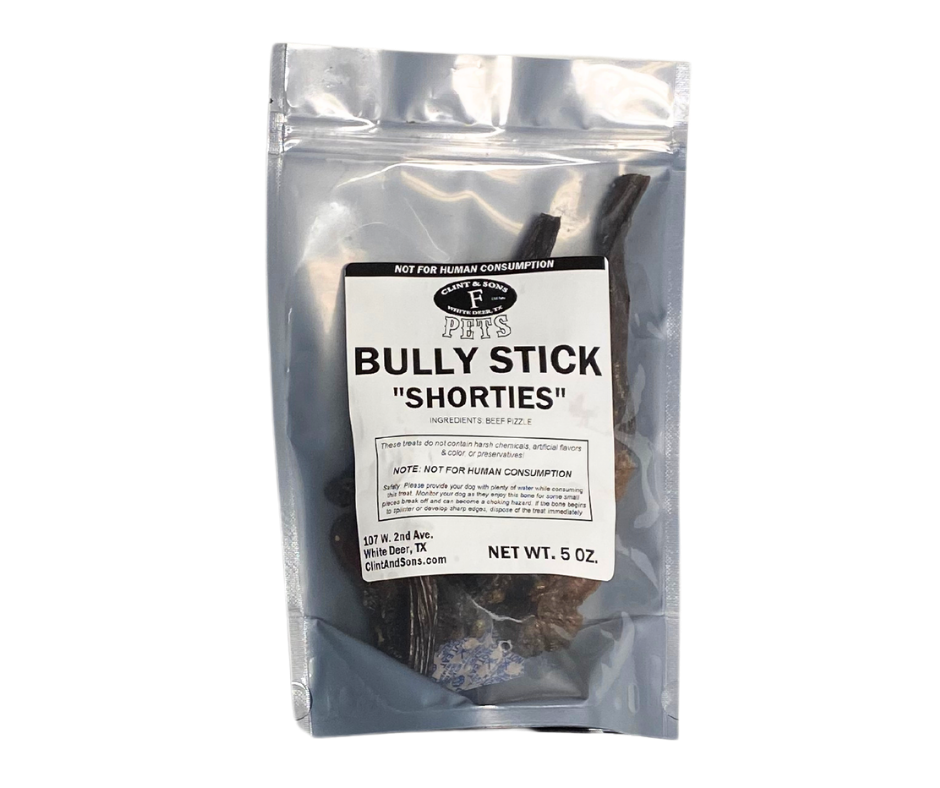 Bully Stick Shorties (for dogs)