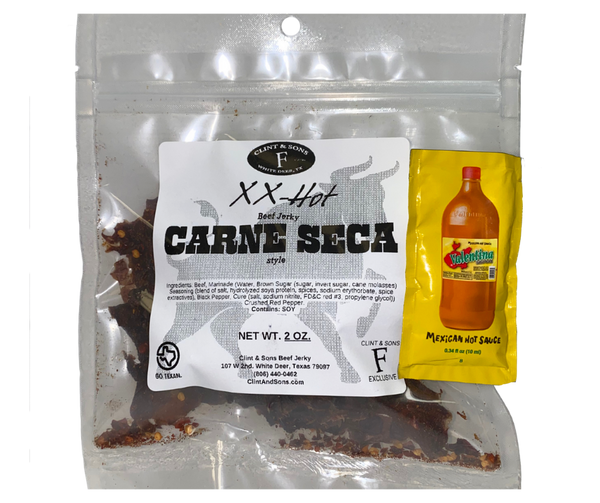 XX-Hot Carne Seca Style Beef Jerky