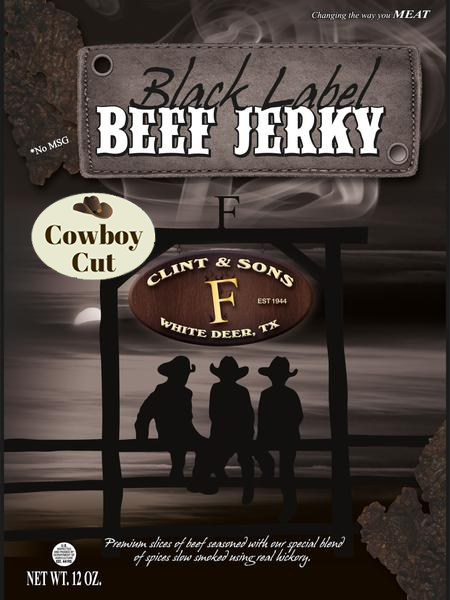 Cowboy Cut Black Label Beef Jerky